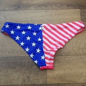 American flag bikini bottom